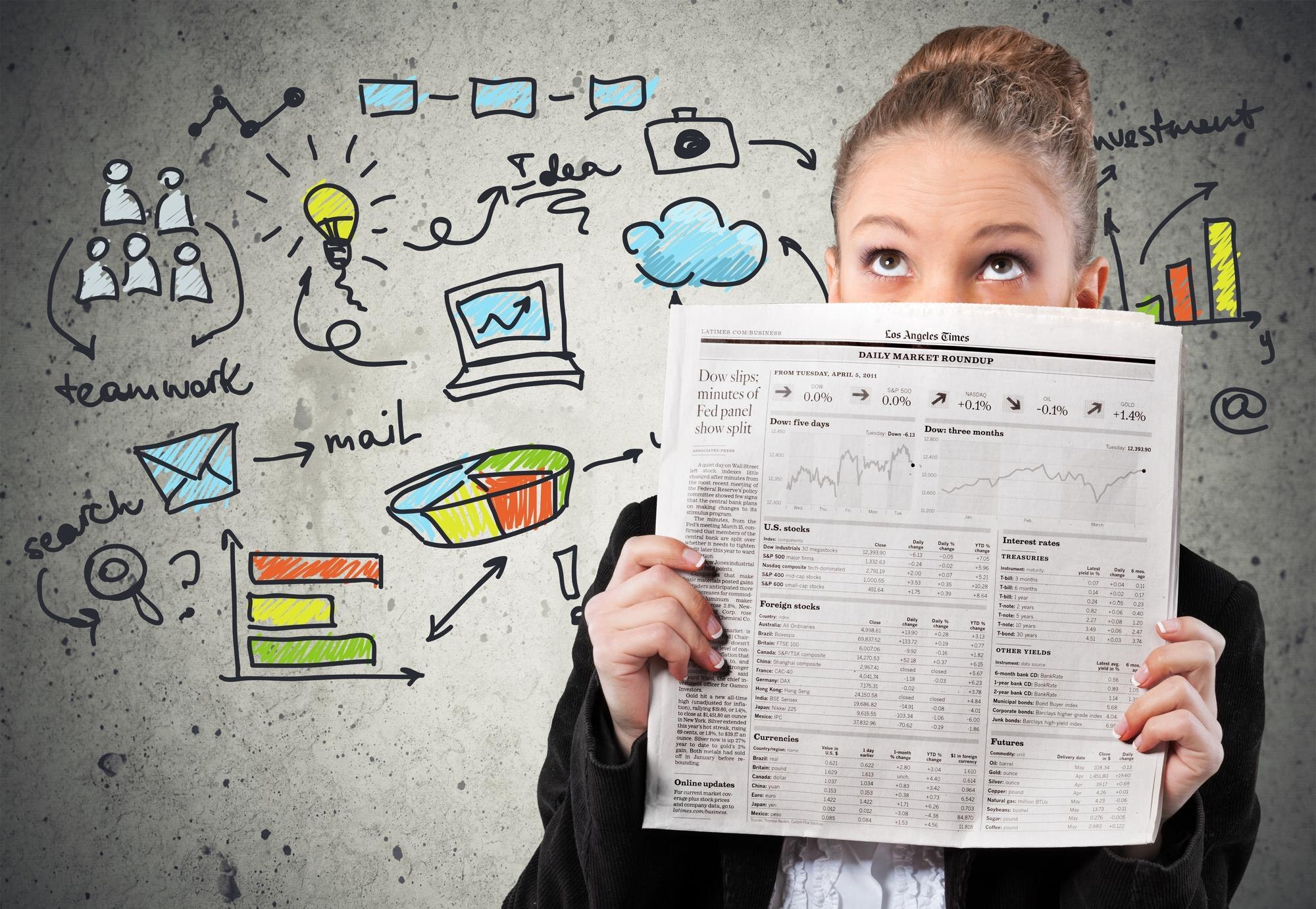 Szokowana dziewczyna.