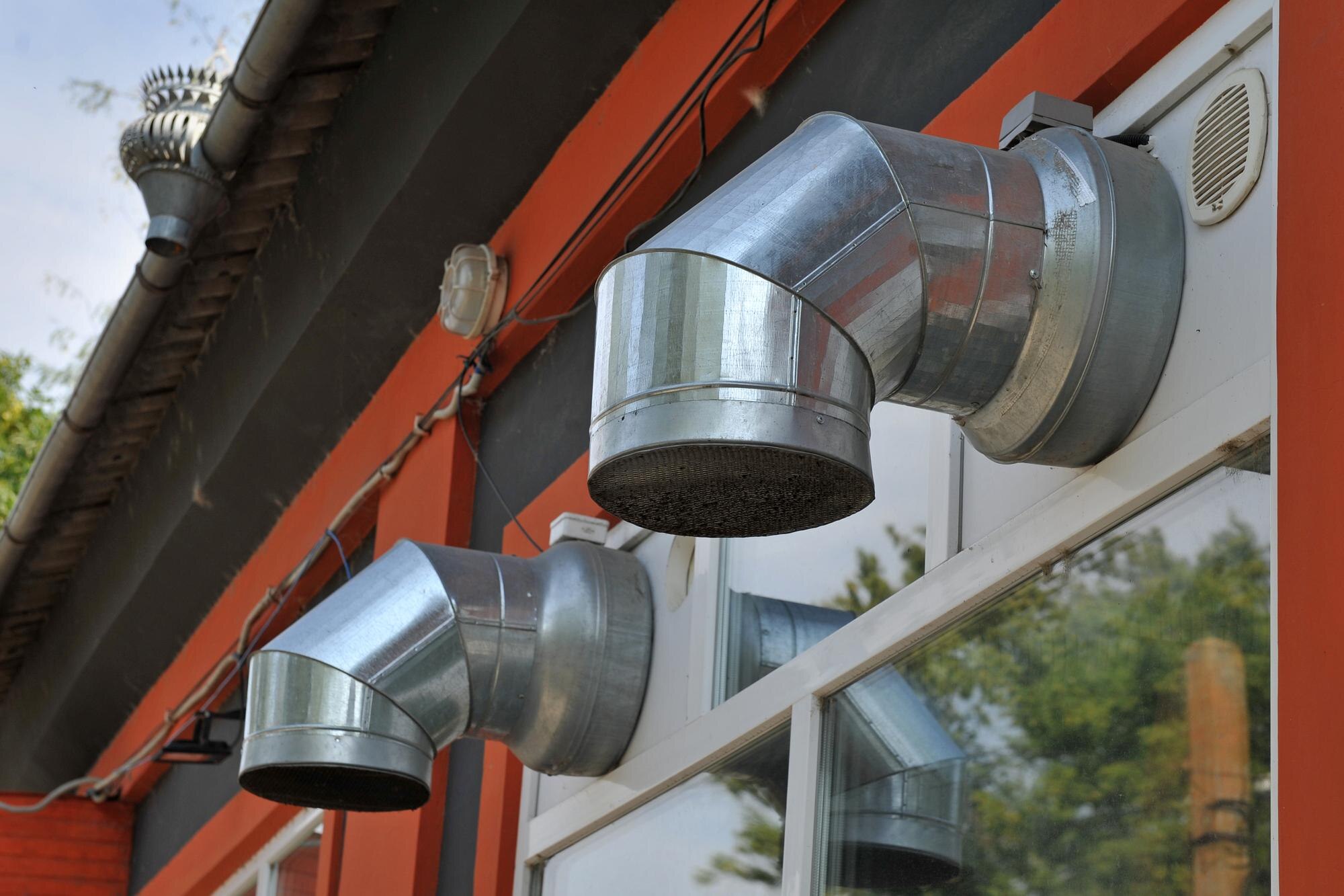 Rury wentylacyjne ze stali nierdzewnej do usuwania pary z kuchni