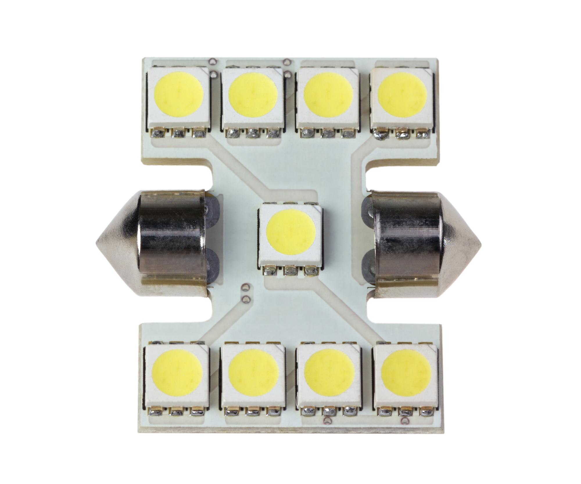 Lampa Led do auto izolowana na białym tle