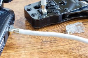 Zaciskarka z kablem do sieci komputerowej Szczypce do zaciskania kabla internetowego