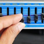 Studio dźwiękowe regulujące sprzęt płytowy mikser muzyczny