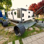 Wystawa księżycowego łazika w obserwatorium