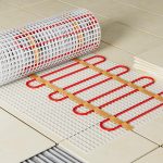 Realistyczne 3d renderowanie ogrzewania podłogowego Elektryczny system ogrzewania podłogowego