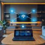 Gotowy do przyszłości HighTech Smart Living Room z najnowocześniejszymi technologiami