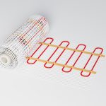 Realistyczne 3d renderowanie ogrzewania podłogowego Elektryczny system ogrzewania podłogowego