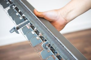 Brudny system klimatyzacji przed oczyszczeniem