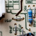 zestaw szczegółów na płytce elektronicznej