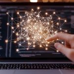 Interaktywna wizualizacja danych na ekranie laptopa