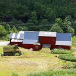 Flam wieś w górach Norwegii