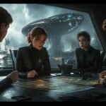 Napięte spotkanie sojuszników kobiet dyskutujących o generatywnym ai