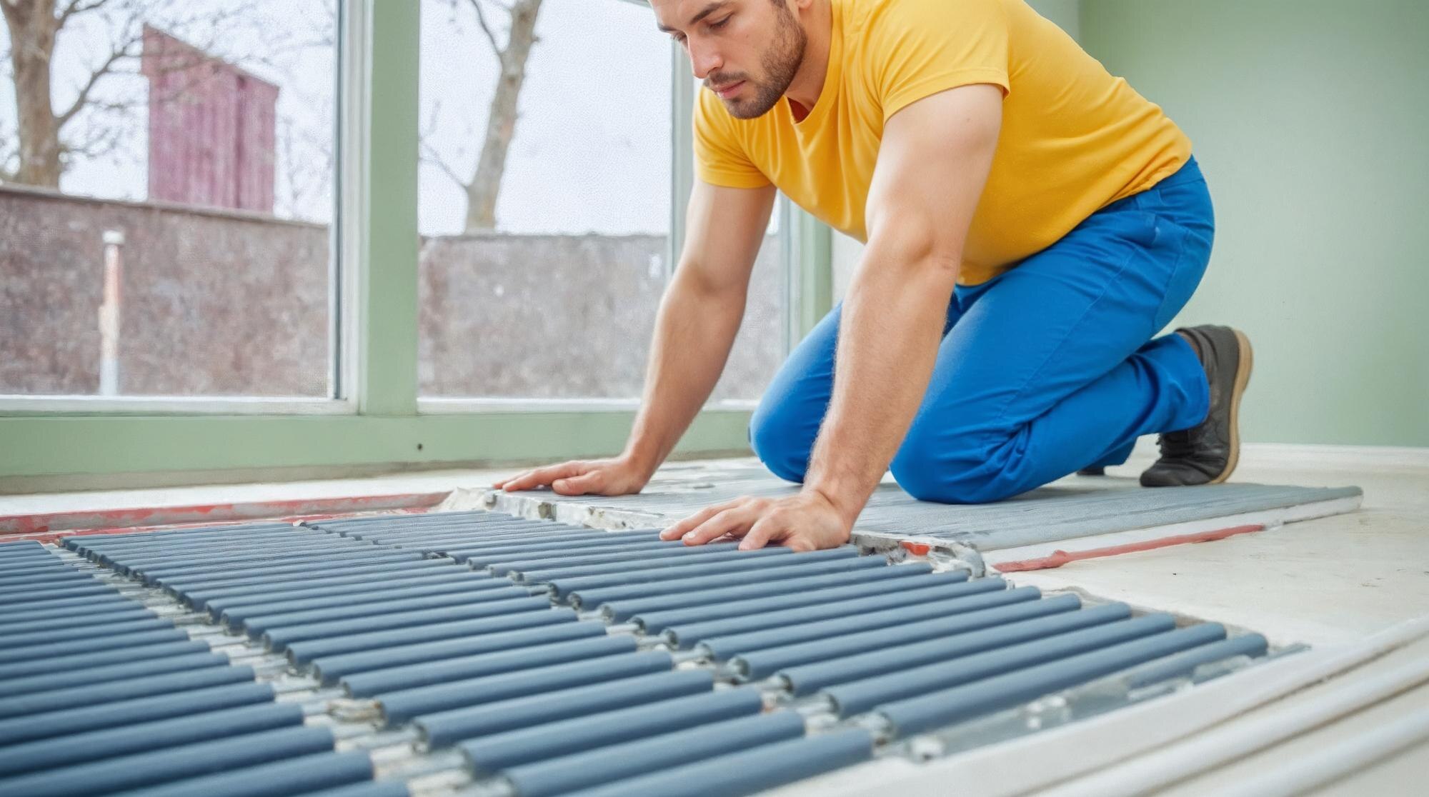 Instalowanie systemu ogrzewania promieniowania