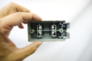 Gniazdko elektryczne na dwie wtyczki