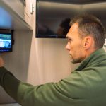 System CCTV wewnątrz samochodu kempingowego RV