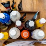 Warsztat sztuki i wina Widok lotniczy obrazów na płótno