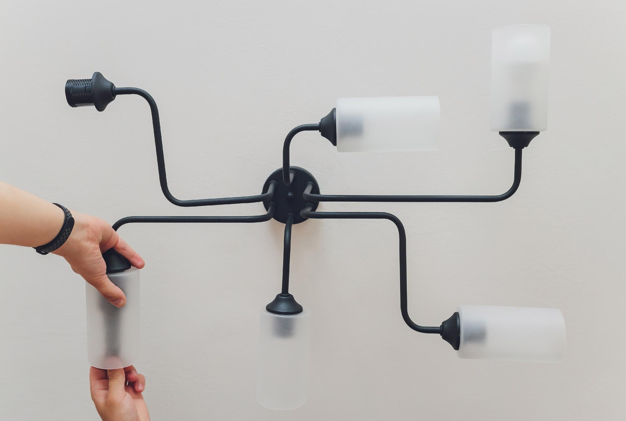 naprawa elektryka Żyrandol do zawieszenia na suficie