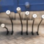 Zbliżenie części maszyny