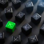 Zbliżenie klawiatury komputerowej