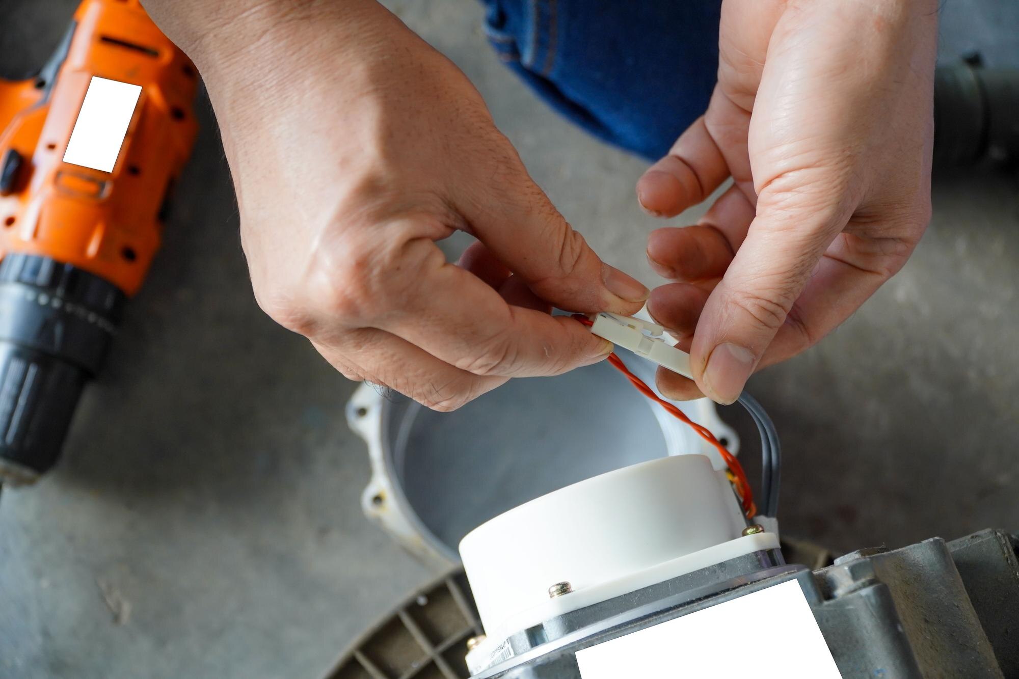 elektryczny silnik serwowy Mechanik naprawiający silnik serwowy prądu przemiennego silnik bezszczotkowy prądu stałego i silnik krokowy