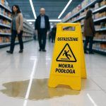 Ostrzeżenie - mokra podłoga